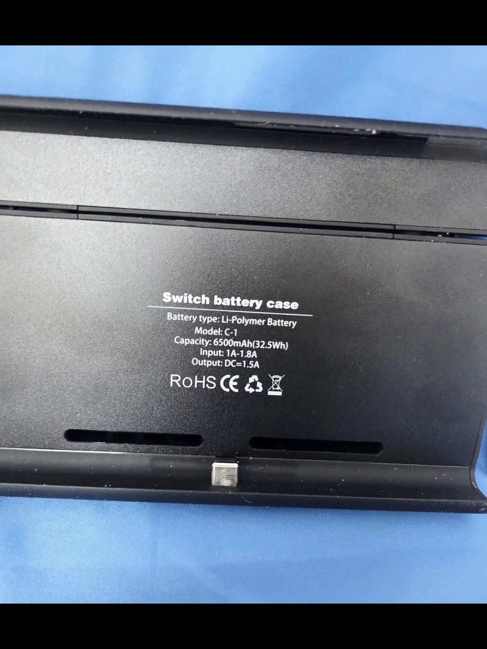 NINTENDO SWITCH BATTERY CASE LI-POLYMER BATTERY 6500mAh(32.5Wh)